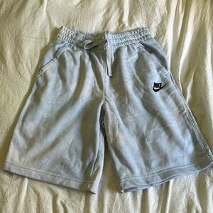 Nike Sportswear Boys Sweatshorts Blue Tye Dye